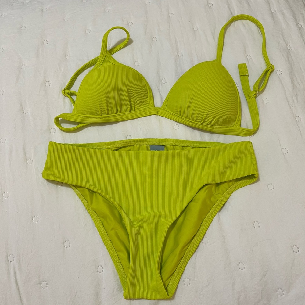 Antonio Melani. Lime Green Bikini Set